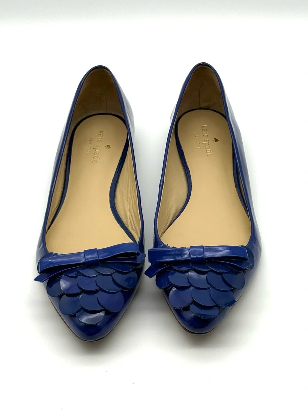 Kate Spade Erica Flat Blue Bow Appliqué 9